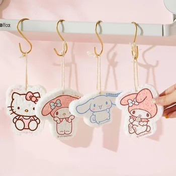 Sanrio Hello Kitty Гъба За Избърсване На Чинии Готварска Четка Четка За Купата Инструмент За Почистване На Тенджери Гъба Блок На Компресия Magic Избършете