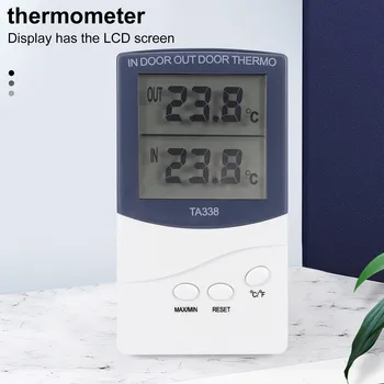 Дигитален термометър вътре сензор за външна температура