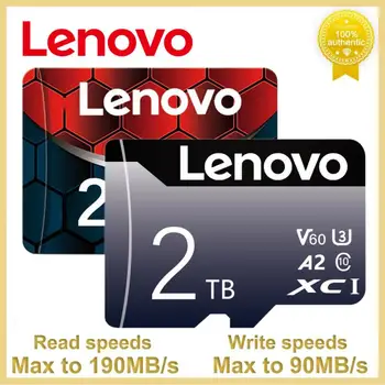 Lenovo 2TB U3 A1 V30 Micro Card 128 GB, 256 GB Class 10 512 GB Високоскоростна Карта Памет SD и TF Карти С Адаптер За Nintendo Switch