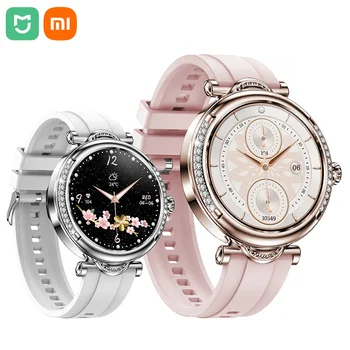 Xiaomi Trend Модни умни часовници за жени Lady Diamonds HD Екран, Bluetooth Предизвикателство за наблюдение на сърдечната честота Монитор сън Спортни смарт часовници