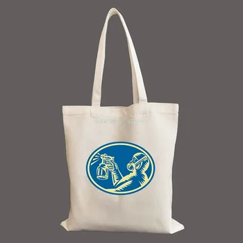 Лакировщик чанти Damen Maler Malermeister за Многократна употреба тъканни чанти за рамо за жени-купувачи с холщовой чанта
