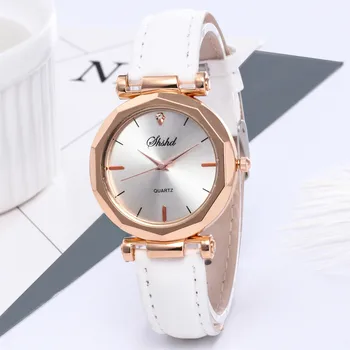 2023 Нов часовник, дамски модни Ежедневни часовници на кожени колана си, прости дамски кварцов часовник с малък циферблат, ръчни часовници Reloj Mujer