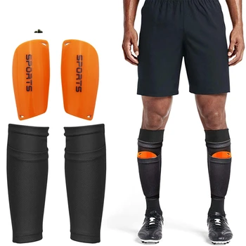 1 чифт футболни визии за пищяла, юношески чорапи, накладки, професионални щитове, гамаши, ръкави, защитни съоръжения