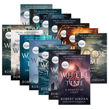Официален The Wheel of Time, Това 1-14, английски роман, книга за кино и телевизия, кавър-версия на фантастични книги на Робърт Джордан