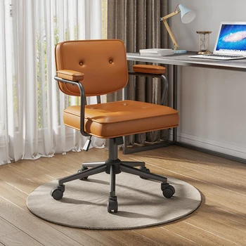 Работни офис столове за бюро, мобилни игрални Дизайнерски офис столове за спалня, Метални мебели Cadeira Para Computador За стая