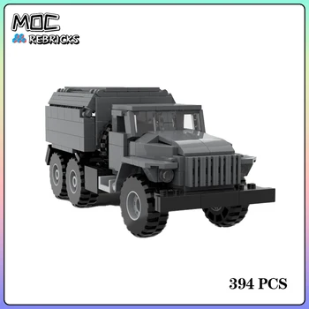 Военна техника, Многофункционален камион със съотношение 1/35 MOC Градивен елемент на Модел Събере Комплект само Дисплея е Детска играчка, Подарък 394ШТ