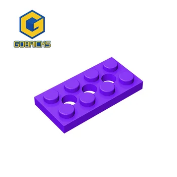 Gobricks 10ШТ 3709 2x4 с 3 Дупки MOC Тухлени Детайли Строителни Блокове Аксесоари Съберат на Изменението на Играчка-Частица