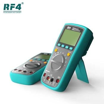 RF4 RF-17N Многофункционален Цифров Мултицет Автоматизирано Изпитване на Температурата на вход за транзистор Тестер съпротивление esr Клещи Мултицет инструменти