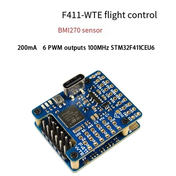 F411-WTE BMI270 Контролер за Полет STM32F411CEU6 С Датчик на Ток OSD132A 2-6 S Липо За FPV Безпилотен Въздухоплавателното средство С Фиксирано Крило Здрав