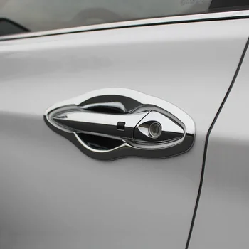 FUNDUOO за Hyundai I30 Elantra 2012-2016, Нова Хромирана дръжка врата на колата, Тампон върху Чашата, Стикер, Аксесоари за подреждане