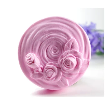 Розата е Цветето на 3D Силиконова форма на ръчно изработени САМ Формата на сапуни, Бижута от смола Форма за украса на тортата от празни приказки Инструменти за мыловарения