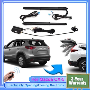 За Mazda CX-5 CX5 KE 2012 ~ 2017 Електрически Лифт задната врата на колата за багажника Интелигентна Отваряне на задната врата Меко затваряне на Вратата на автомобила