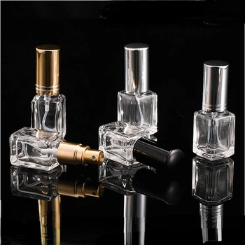 преносим парфюм от златно стъкло с обем от 5 мл за еднократна употреба, Козметични контейнер, Празен пулверизатор Масло, течност за пътуване, суббутылка
