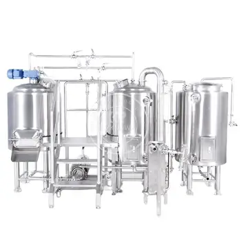 Обзавеждане за пивоварна наноразмерного размер, обем 200 л, машина за приготвяне на крафтового бира идва с услуги 