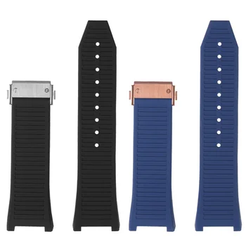 За Ferragamo F80 sports series каишка за часовник от фина стомана каишка от силикон гума мъжки и женски гривна 26 мм Гривна Вогнутый