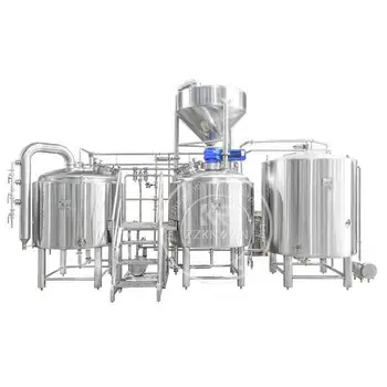 200Л 500Л 1000Л 1200 Л Обзавеждане за пивоварна Nano Beer Ферментатор CIP Консервиране на Система за варене на крафтового бира за Brew Pub Ресторант Хотел