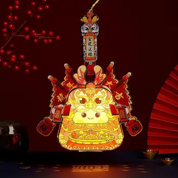 Комплект за производство на фенери Китайски Коледен комплект фенер с анимационни дракон 