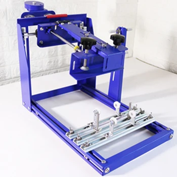 Извита машина за ситопечат Цилиндрична печатна машина SPE-B QMH170 маса за ситопечат Извити печатна машина