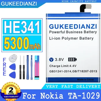 Батерията на мобилен телефон с голям капацитет на капацитет 5300 mah за смартфон Nokia 2.1 TA-1080 TA-1029 