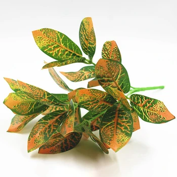 Клонка изкуствени растения с 5 вилици, имитирующая реалистично изкуствено растение със собствените си ръце за домашен декор