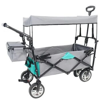 Продажба на едро и многофункционално ремарке, 4-колесната колички-колата, използвана на открито, сверхмощной градинска количка