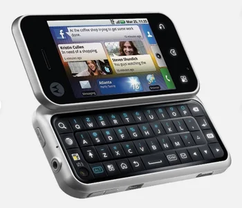 Motorola BACKFLIP MB300 Реновирана-отключени мобилен GSM телефон с Qwerty клавиатура, Android телефон с 5 MP от 320x480 1400 mah, 3.1 инча