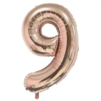 Балон с индивидуален номер от 0 до 9, Огромен Творчески балон от фолио, Празничен балон, Майларовый балон за декорация на партита 42 