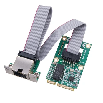 Gigabit Ethernet Mini PCI-E PCI мрежова карта Express 10/100/1000 Mbps Мрежов адаптер RJ-45 Без драйвери за Des P9JB