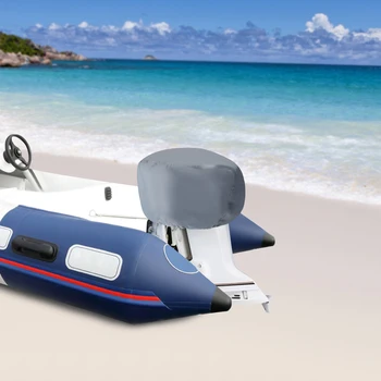 Делото подвесного моторни 420D Сверхпрочная водоустойчив капак за лодка двигател, на покрива, на капака лодка на двигателя - подходящи за мощност до 30-60 л. с.