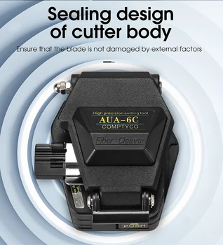 Точност ръководят влакна секира AUA-6C FTTH за студено стопи оптичен кабел, инструменти за рязане на 16-гранного остриета