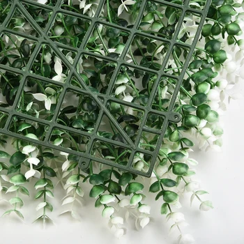 Зелена стена Растителната стена Сватбена декорация на стени плет Трева Сватбена Изкуствена Зеленина Съвсем Нова PVC Пластмаса