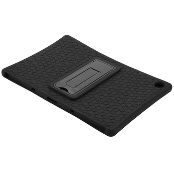 за Chromebook Duet Case 10.1-инчов силиконов калъф с функция стойка, защитен калъф (черен)