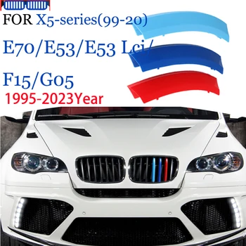 3ШТ Състезателен Автомобил Клип Тампон На Предната Решетка на Радиатора За BMW X5 E53 E53 ИРТ E70 F15 G05 1999-2023 M Sport Performance ABS Аксесоари