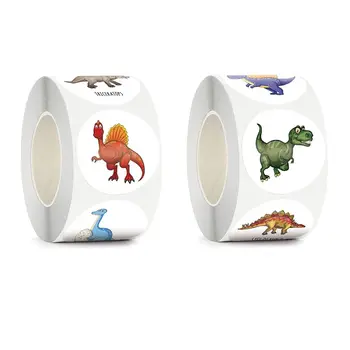 500ШТ детски анимационни стикери с шарките на малкия динозавър Детски канцеларски материали, Ученически пособия за учители на Наградата етикети