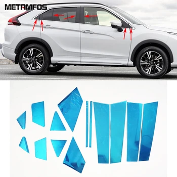 За Mitsubishi Eclipse Cross 2018 2019 2020 2021, Център стъкла, багажник B, C, накладки, стикер, аксесоари за стайлинг на автомобили