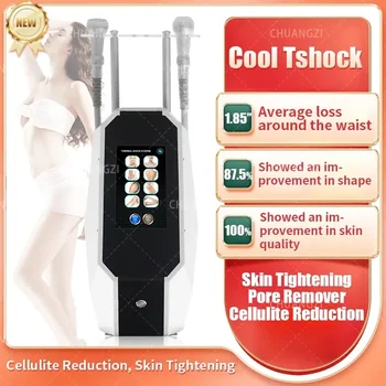 Хит на продажбите 2024 г., професионална машина за замразяване на мазнини, стягане на СПА-устройство за отслабване T Shockskin hot cold cellulitis