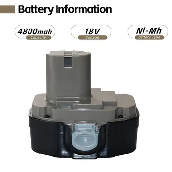 18V 4800mAh NI-CD Батерия за електрически инструменти MAKITA18 Батерия За Makita PA14, 1422, 1420 192600-1 6281D 6280D