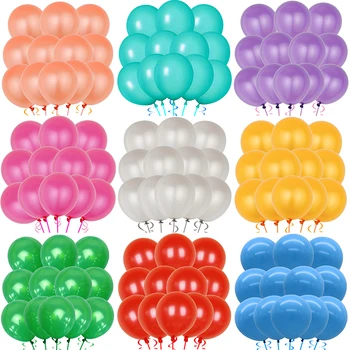 Много опаковъчни латекс балони за украса на парти по случай рожден Ден, подаръци за деца, изненади за парти, Глобуси, сватбена декорация, балони за душата на детето