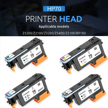 Печатаща Глава HP70 печатаща Глава За HP Z5200 Z2100 Z3200 Z5400 Z3100 B9180 Плотер C9404A C9405A C9406A C9407A Оригинална печатаща Глава