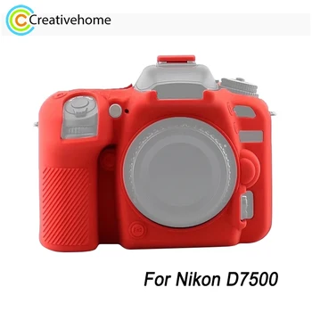 PULUZ За фотоапарат Nikon D7500 Мек Калъф-Хастар От Висококачествен Мек Естествен Силикон Материал, Защитен Калъф