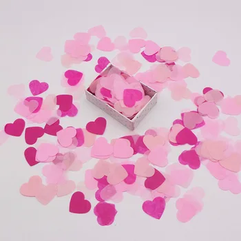 1 Опаковка хартиени конфети във формата на сърца, тенис топка, конфети, на Ден, Свети Валентин, сватба, рожден Ден, аксесоари за хвърляне, направи си сам
