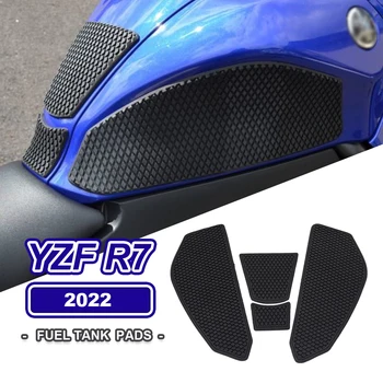 Аксесоари YZFR7 за Yamaha YZF ах италиански хляб! r7 YZF-ах италиански хляб! r7 2022 Лигавицата На Горивния Резервоар на Мотоциклет Гумени Етикети Коленете Мини Защитни Етикети
