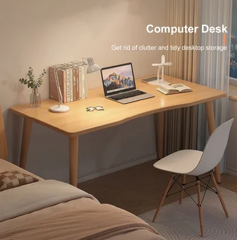 Домашен компютърен маса, тенис на офис, мебели за отдих, малък апартамент, Проста Студентска Проста Правоъгълна спалня, работно бюро