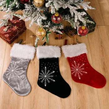 Украса за коледните чорапи на големи размери - най-добрият подарък за приятел, красив и елегантен, лесен и модерен