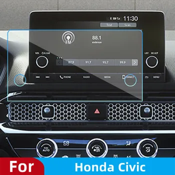 Филм от Закалено Стъкло За Honda Civic 2022 Car Navigation Screen Protector Аксесоари за интериора на колата