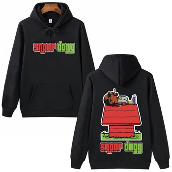 Hoody Snoop Dogg с забавно аниме принтом, пуловери в стил харадзюку в стил хип-хоп, върхове за феновете на улицата дрехи, подарък