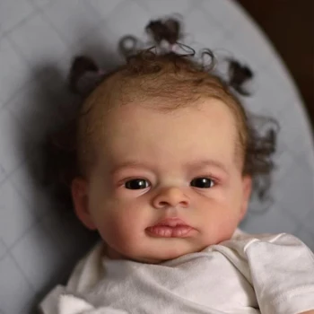 Кукла Bebe Reborn Детска Играчка, 19 Инча, 49 см Lanny Baby Истински Живи Реалистични Кукли За Новородено, 3D Боядисани Видими Вени, Детски Кукли В Подарък