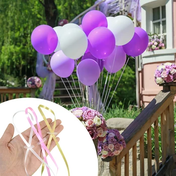 50шт Въже от балони с фиксирующим пръстен Аксесоари за латекс балони за рожден ден, Сватба