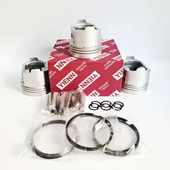 Комплект бутала 3D84N-2 3D84N-2K 3D84-2D и комплект Бутални пръстени За двигател Komatsu PC15-3 PC25-1 резервни Части За багер