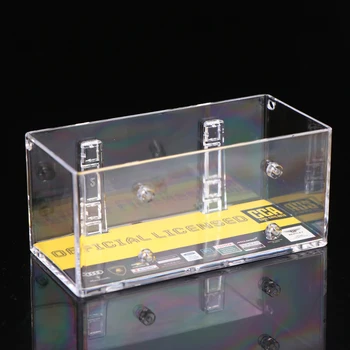 Висококачествена 1 БР. Акрилна Витрина Подходяща За Мини-размер 1:64 Пылезащитная Прозрачна Кутия Шкаф 1/64 Фигурки на Героите Кутия За показване